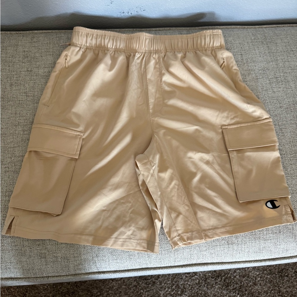 Champion Men's Beige Cargo Shorts